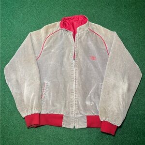 Vintage 80s 90s Coca Cola Promo Corduroy Full Zip Retro XL Jacket